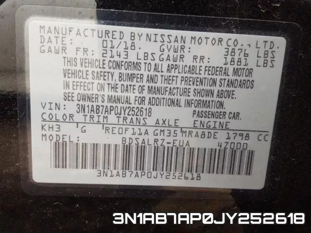 3N1AB7AP0JY252618 фото 2