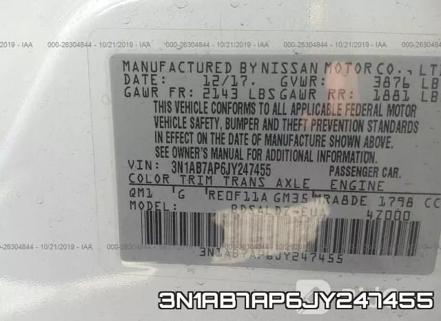 3N1AB7AP6JY247455 фото 10