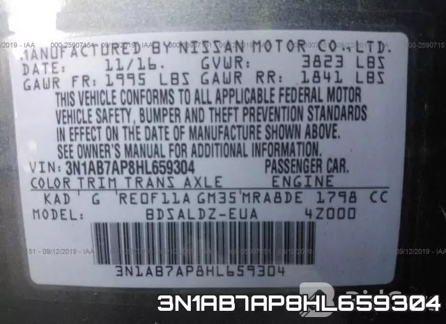 3N1AB7AP8HL659304 фото 10
