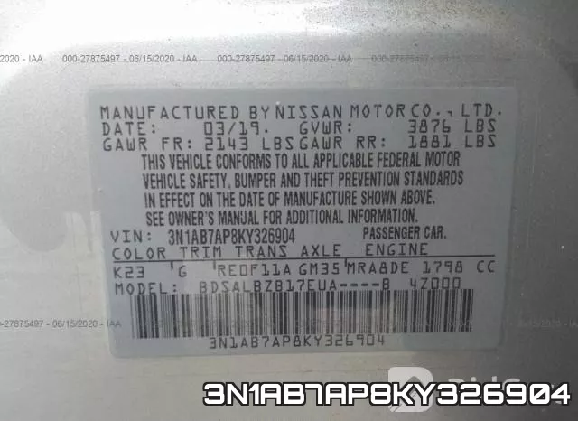 3N1AB7AP8KY326904 фото 10