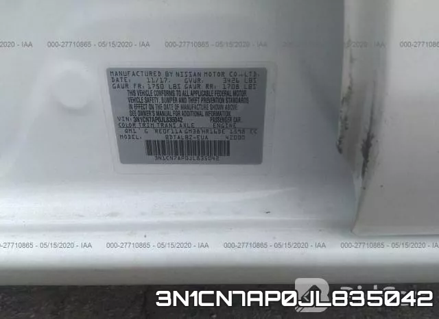 3N1CN7AP0JL835042 фото 10