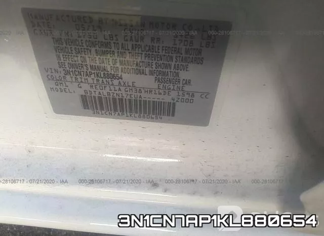 3N1CN7AP1KL880654 фото 10