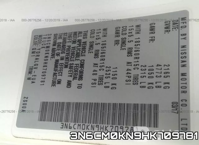 3N6CM0KN9HK709781 фото 10