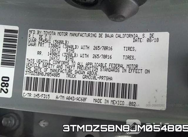 3TMDZ5BN8JM054805 фото 10