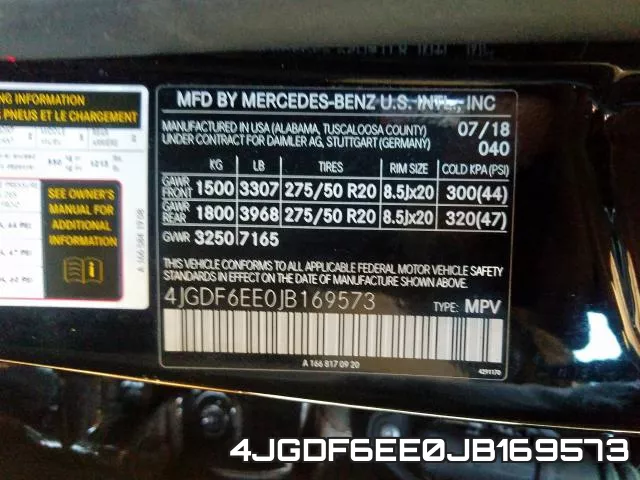4JGDF6EE0JB169573 фото 2