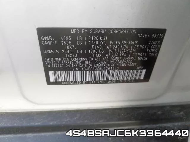4S4BSAJC6K3364440 фото 2