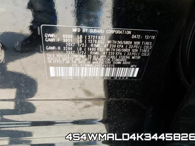4S4WMALD4K3445826 фото 2