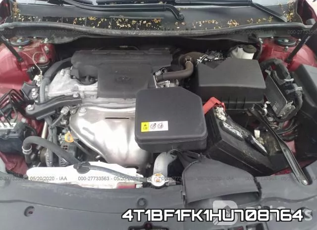 4T1BF1FK1HU708764 фото 2
