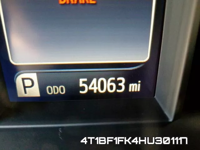 4T1BF1FK4HU301117 фото 9
