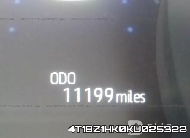 4T1BZ1HK0KU025322 фото 8