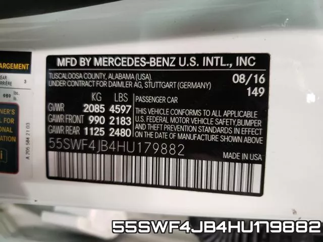 55SWF4JB4HU179882 фото 2