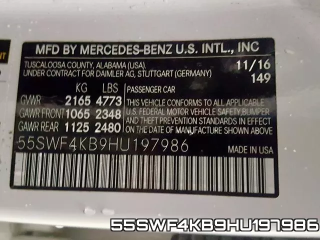 55SWF4KB9HU197986 фото 2