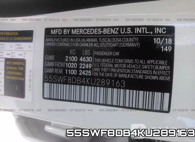 55SWF8DB4KU289163 фото 10