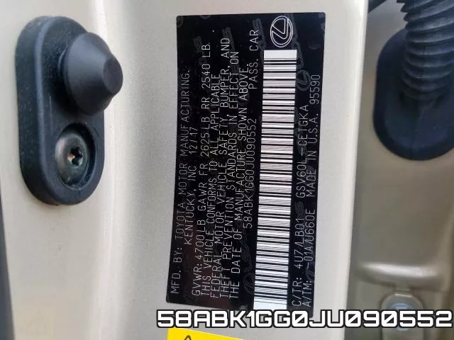58ABK1GG0JU090552 фото 2