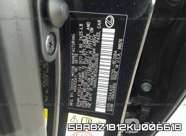 58ABZ1B12KU006618 фото 10
