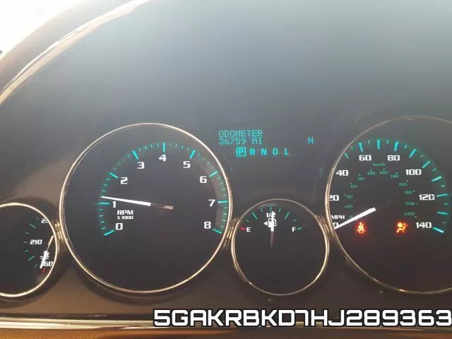 5GAKRBKD7HJ289363 фото 9