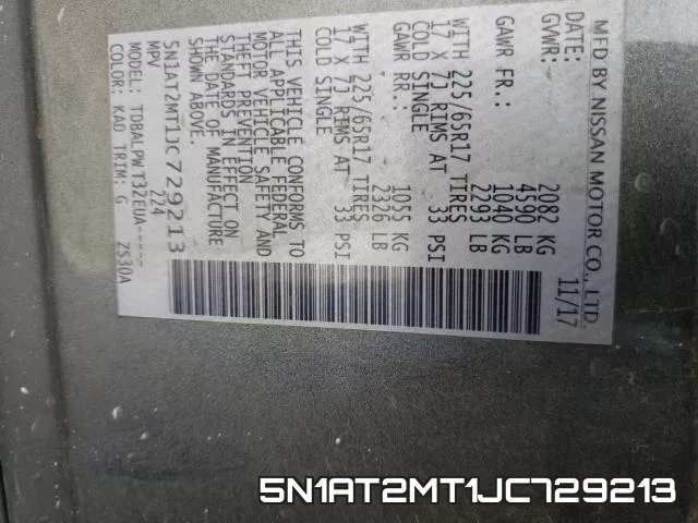 5N1AT2MT1JC729213 фото 2
