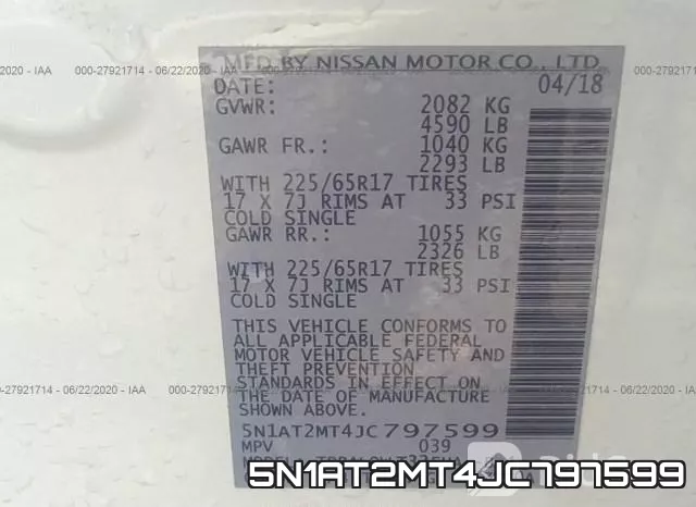 5N1AT2MT4JC797599 фото 10