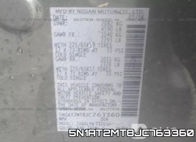 5N1AT2MT8JC763360 фото 10