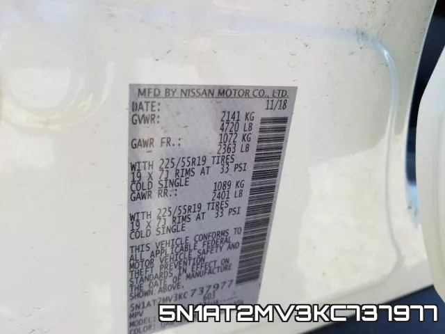 5N1AT2MV3KC737977 фото 2