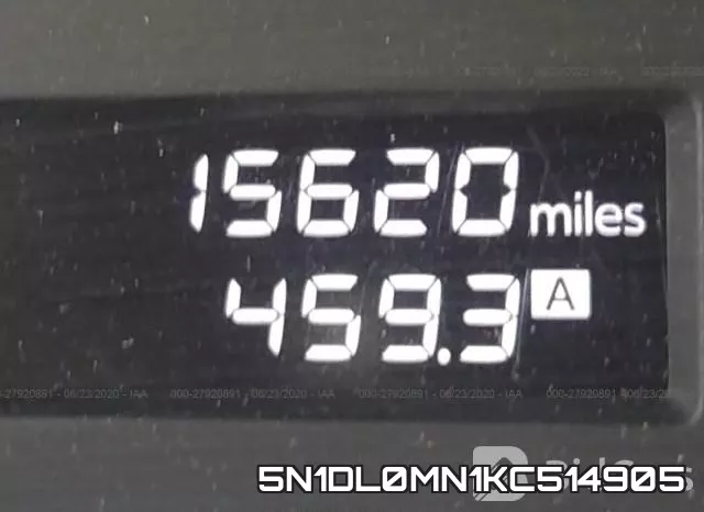 5N1DL0MN1KC514905 фото 8
