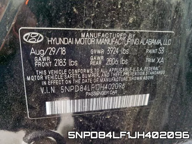 5NPD84LF1JH402096 фото 2