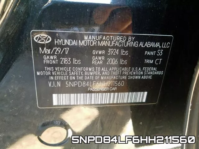 5NPD84LF6HH211560 фото 2