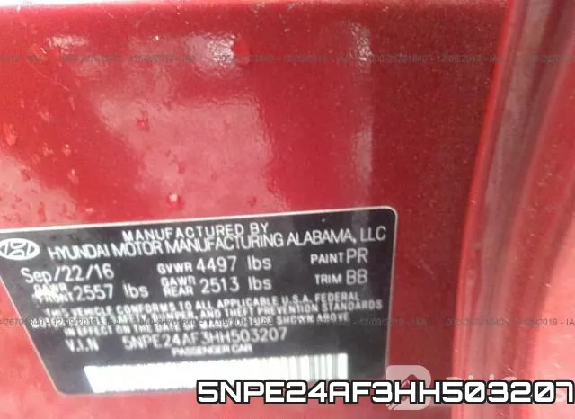 5NPE24AF3HH503207 фото 10