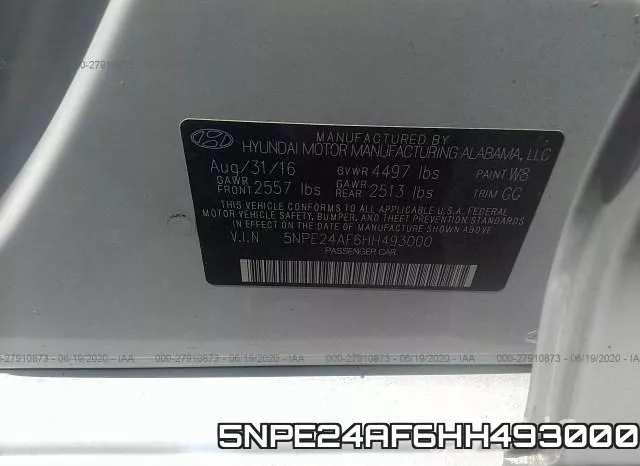 5NPE24AF6HH493000 фото 10