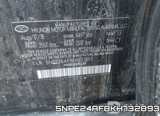 5NPE24AF8KH732893 фото 10