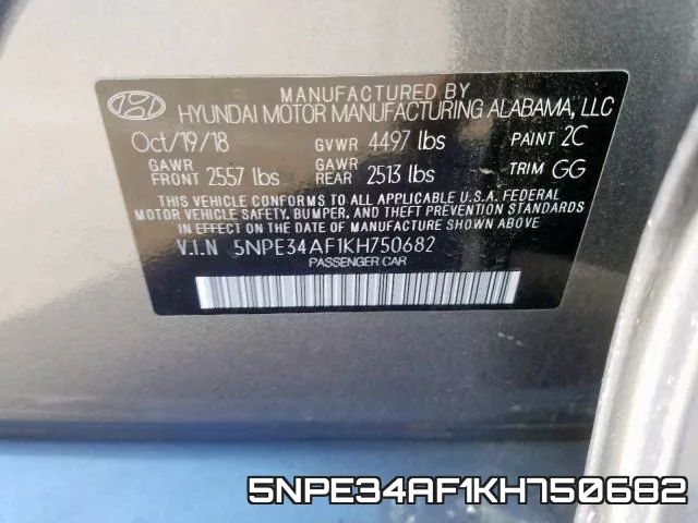 5NPE34AF1KH750682 фото 2