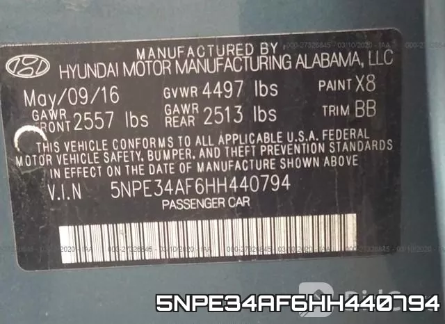 5NPE34AF6HH440794 фото 10