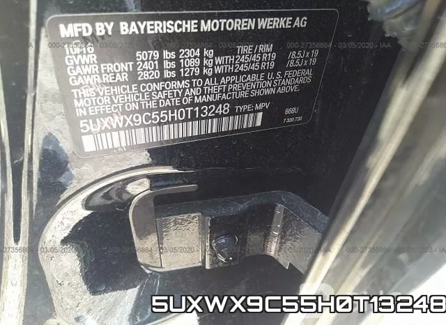 5UXWX9C55H0T13248 фото 10