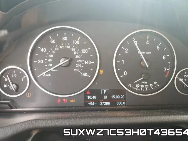5UXWZ7C53H0T43654 фото 9