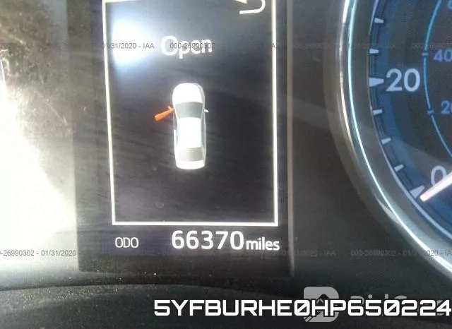 5YFBURHE0HP650224 фото 8