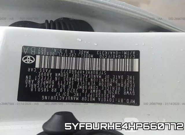 5YFBURHE4HP660772 фото 10