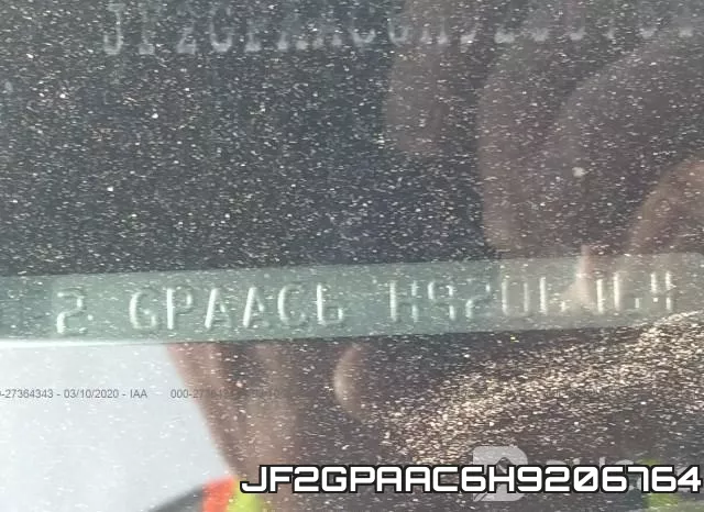 JF2GPAAC6H9206764 фото 10