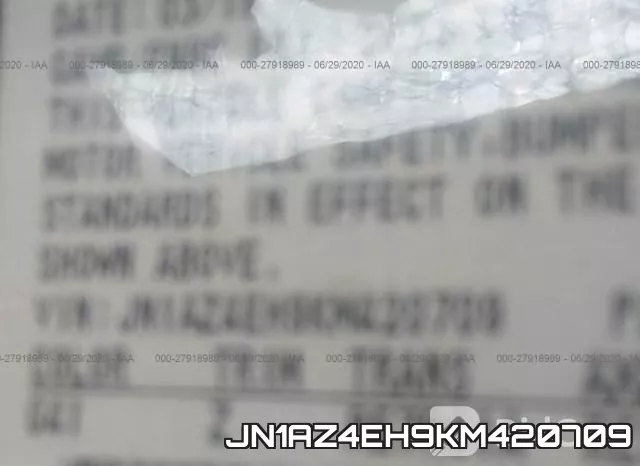 JN1AZ4EH9KM420709 фото 10
