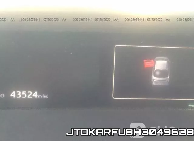 JTDKARFU8H3049638 фото 8