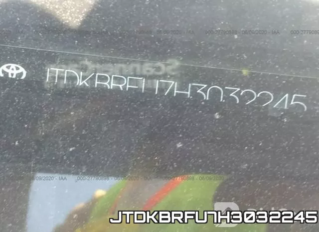 JTDKBRFU7H3032245 фото 10
