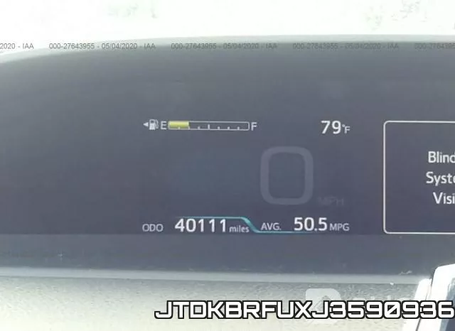 JTDKBRFUXJ3590936 фото 8