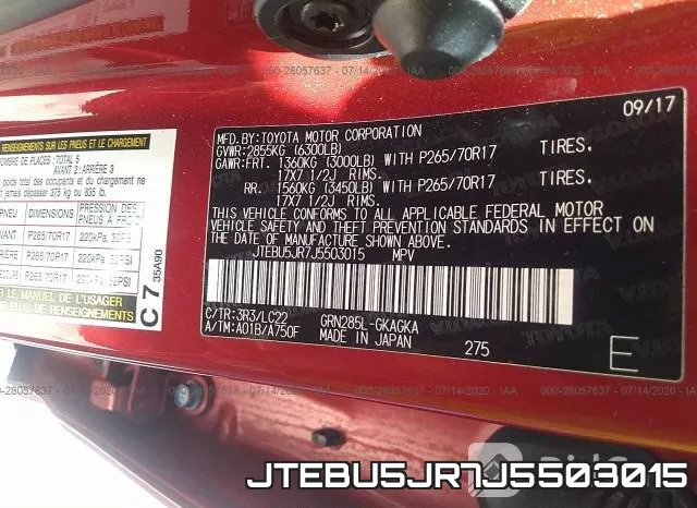 JTEBU5JR7J5503015 фото 10