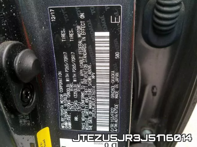 JTEZU5JR3J5176014 фото 2