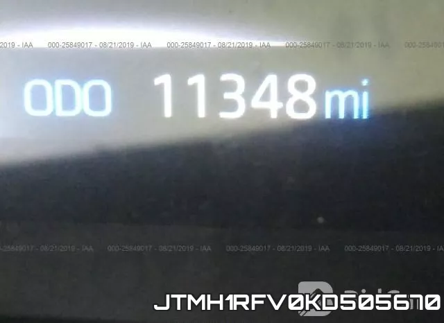 JTMH1RFV0KD505670 фото 8