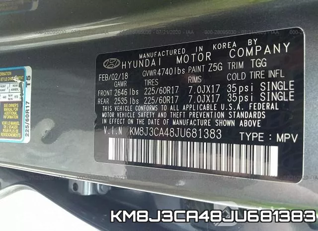 KM8J3CA48JU681383 фото 10