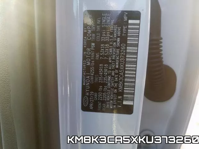 KM8K3CA5XKU373260 фото 2