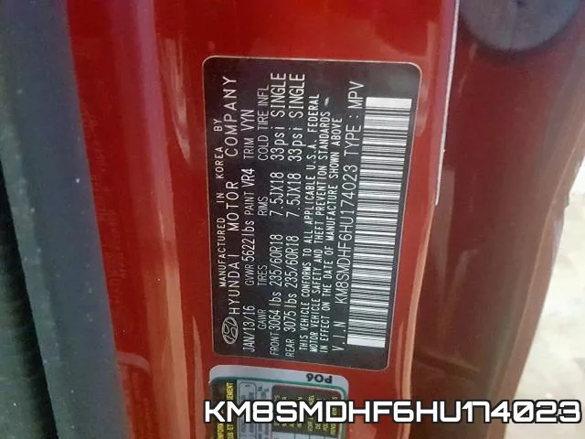 KM8SMDHF6HU174023 фото 2