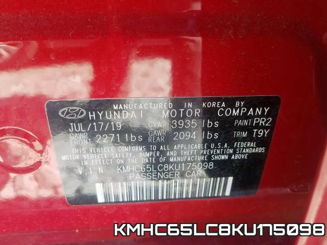 KMHC65LC8KU175098 фото 2