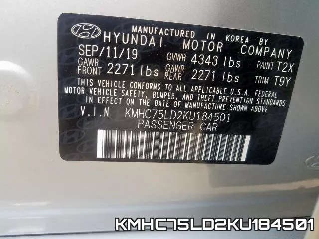 KMHC75LD2KU184501 фото 2