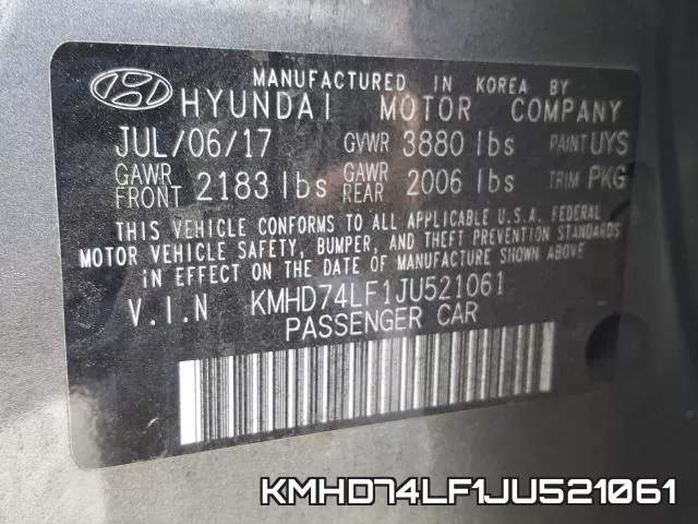 KMHD74LF1JU521061 фото 2